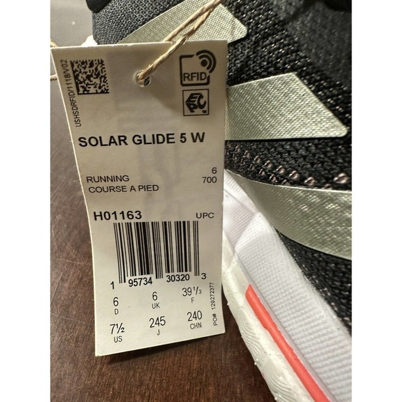Size 7.5 Women - Adidas Solar Glide 5 Continental New W/Tag Free Shipping - Picture 7 of 7